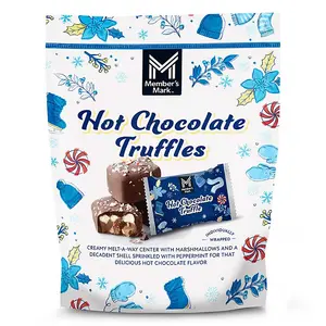 Dark Hot Chocolate Truffles, 36 Count Box. Perfect for gifting or savoring yourself, each truffle is crafted with premium ingredients  chocolate