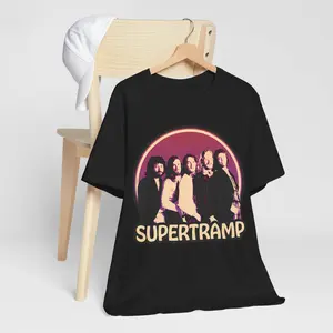 Supertramp 70S Rock Band Unisex Tee, Music Retro Classic Vintage Pop Shirt, Roger Hodgson Fan Gift, Emile Hirsch Top, Progressive Band