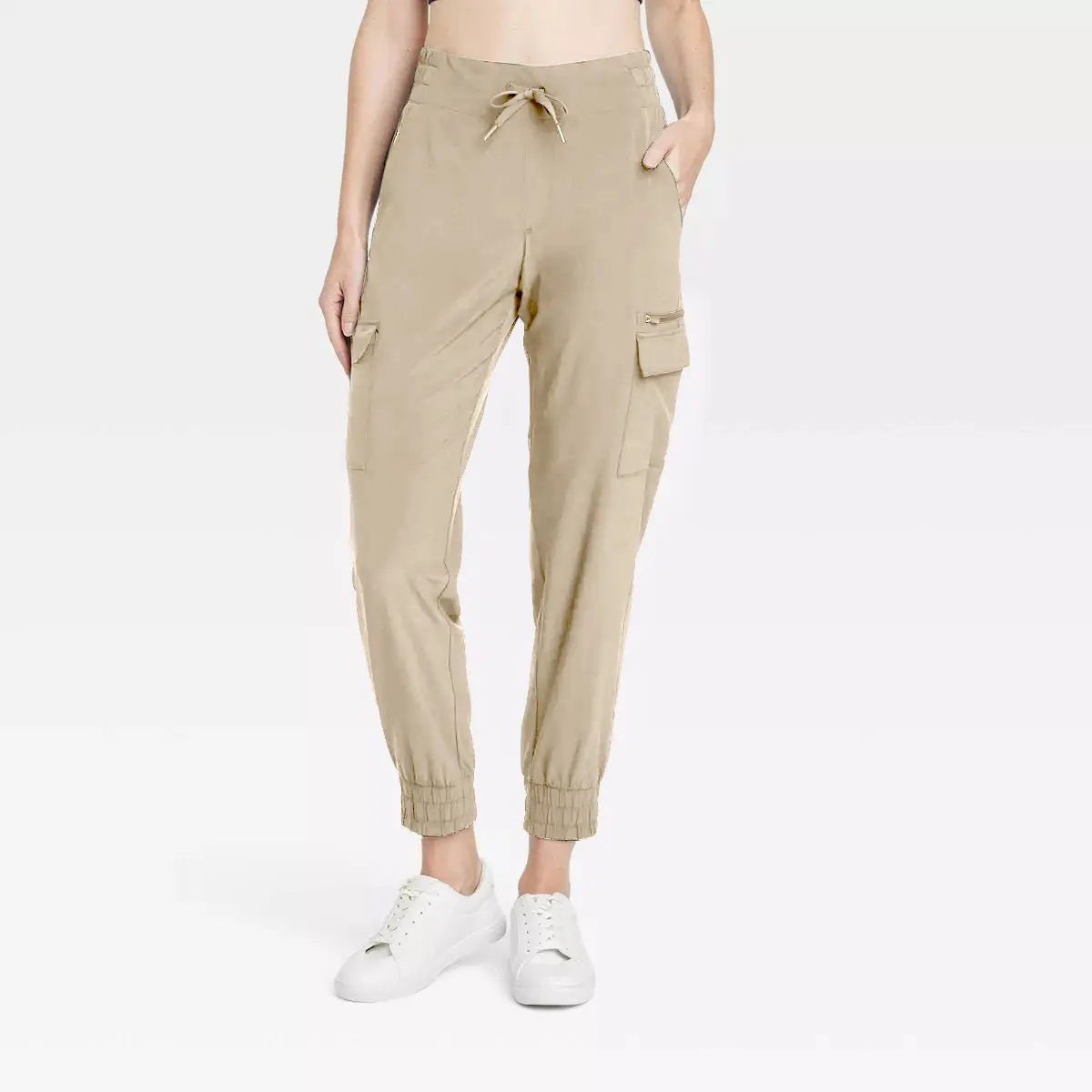 JOJOANS Women's Cargo Joggers Lightweight Quick Dry Hiking Pants Athletic Lounge Casual Travel Button Pockets TikTokShopBlackFriday
