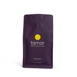 Organic Date Coffee by Tamar | Discover The Smooth Sweetness Of Coffee Made with Dates | Organic Coffee & Organic Dates Ground Blend, Low Acid, High Fiber & Antioxidants, Gut Health, Medium Roast Beverage Natural Flavor