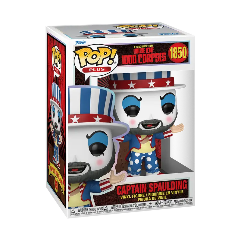 Funko Pop! Plus House of 1000 Corpses - Captain Spaulding #1850 Collectible Pop Vinyl Figure