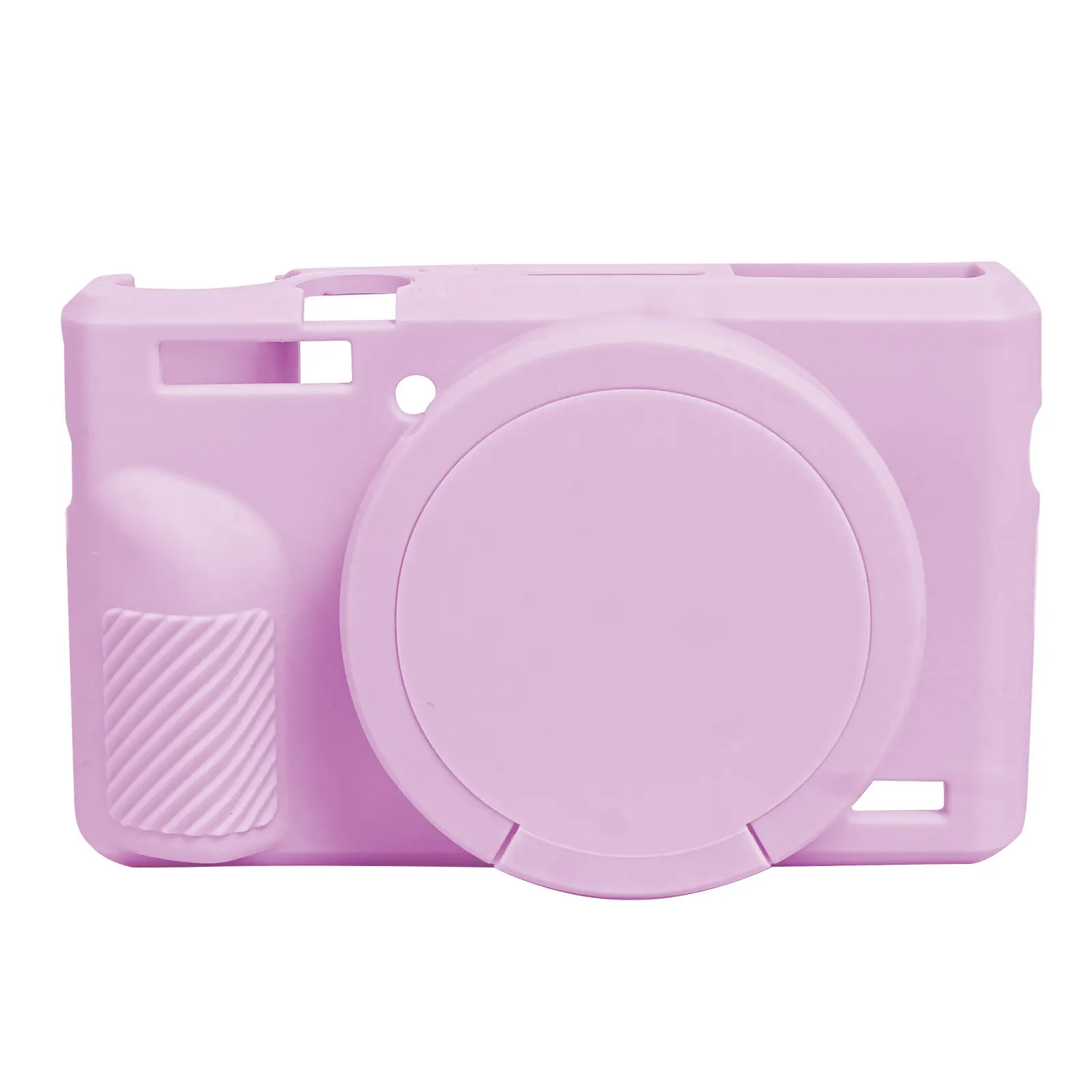 Easy Hood Protective Silicone Case for Canon PowerShot G7X Mark III with Removable Lens Cap, Soft Anti-Slip Grip, Protective Body Skin Camera Case for Canon G7X3(Case Only)