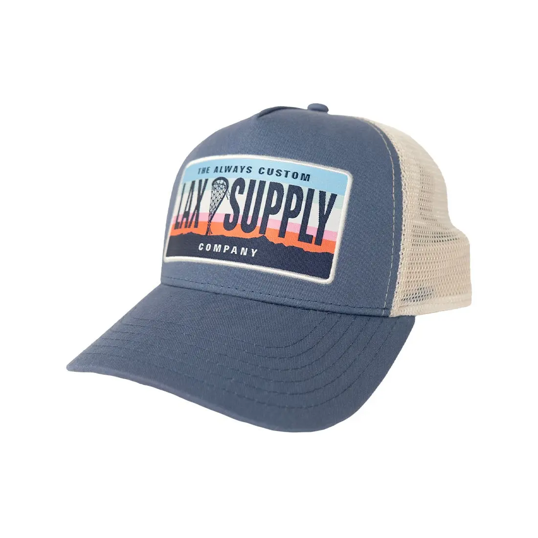 Lax Supply Rise Mid-Profile Lacrosse Hat - Fashion Accessory with Adjustable Strap, Embroidered Logo for Lacrosse Enthusiasts, 1 Size