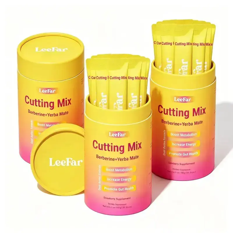 LeeFar Cutting Drink Mix – | Strawberry Açaí Flavor – 30 Servings