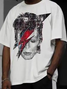 David Bowie Album-Themed Short-Sleeve T-Shirt