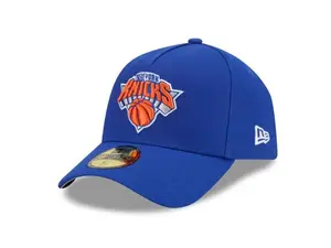 New York Knicks NBA Finals Patch New Era 59FIFTY Fitted Cap Royal Blue Flat Brim Basketball Hat