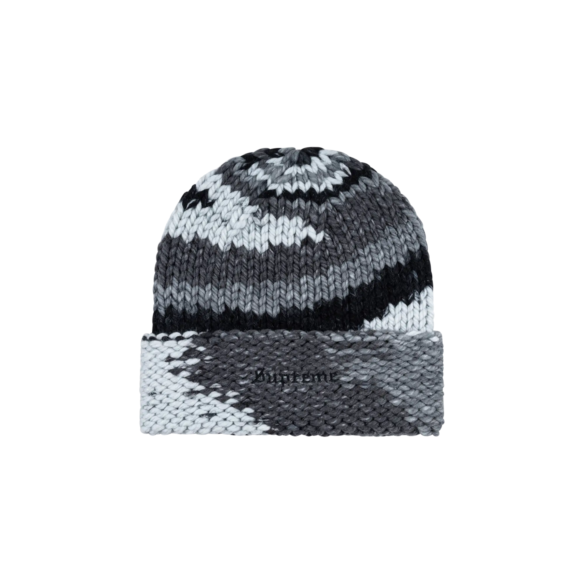 Gradient Spacedye Beanie "Black"