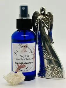 Blue Butterfly Healing & Organics, The Messenger Holy Fire White Ray of Purification Energy Healing Spray, 4 fl. oz.