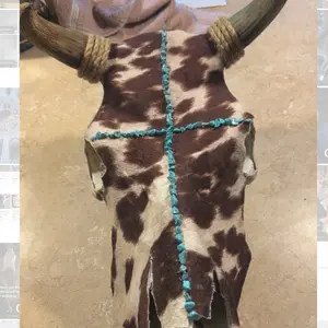 Handmade cow skull