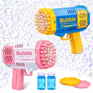 Bubble Machine Birthday Gift, 2 Pack Bubble Makers With Bubble Solution Included, Interactive Outdoor Summer Party Toy For Boys Girls Aged 3-12, Educational Bubble Blower For Kids