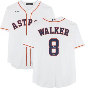Christian Walker Houston Astros Autographed White Nike Replica Jersey - Fanatics Authentic Certified