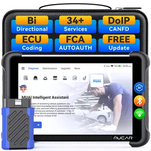 MUCAR 892BT Full System OBD2 Scanner Free Lifetime Upgrade, AI-Assisted  Car OBD2 Scanner Tool,Bi-Directional Automotive OBD2 Scanner Diagnostic Tool,ECU Coding, 34 Services, FCA Autoauth, Support CANFD DoIP