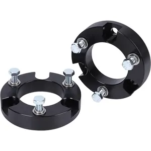2" Front Strut Spacer Leveling Lift Kit for 1999-2006 Tundra 2WD 4WD, 1999-2006 Sequoia 2x2 4x4, CNC Machined Aluminum Suspension Lift Spacers