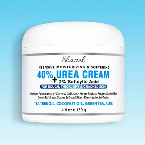 Foot Rescue Cream, Ebanel 40% Urea + 2% Salicylic Acid Heels Fix Calluses Restore