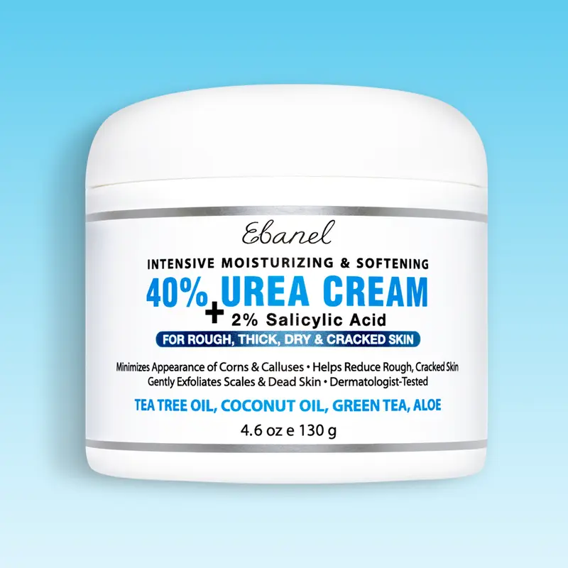 Foot Rescue Cream, Ebanel 40% Urea + 2% Salicylic Acid Heels Fix Calluses Restore