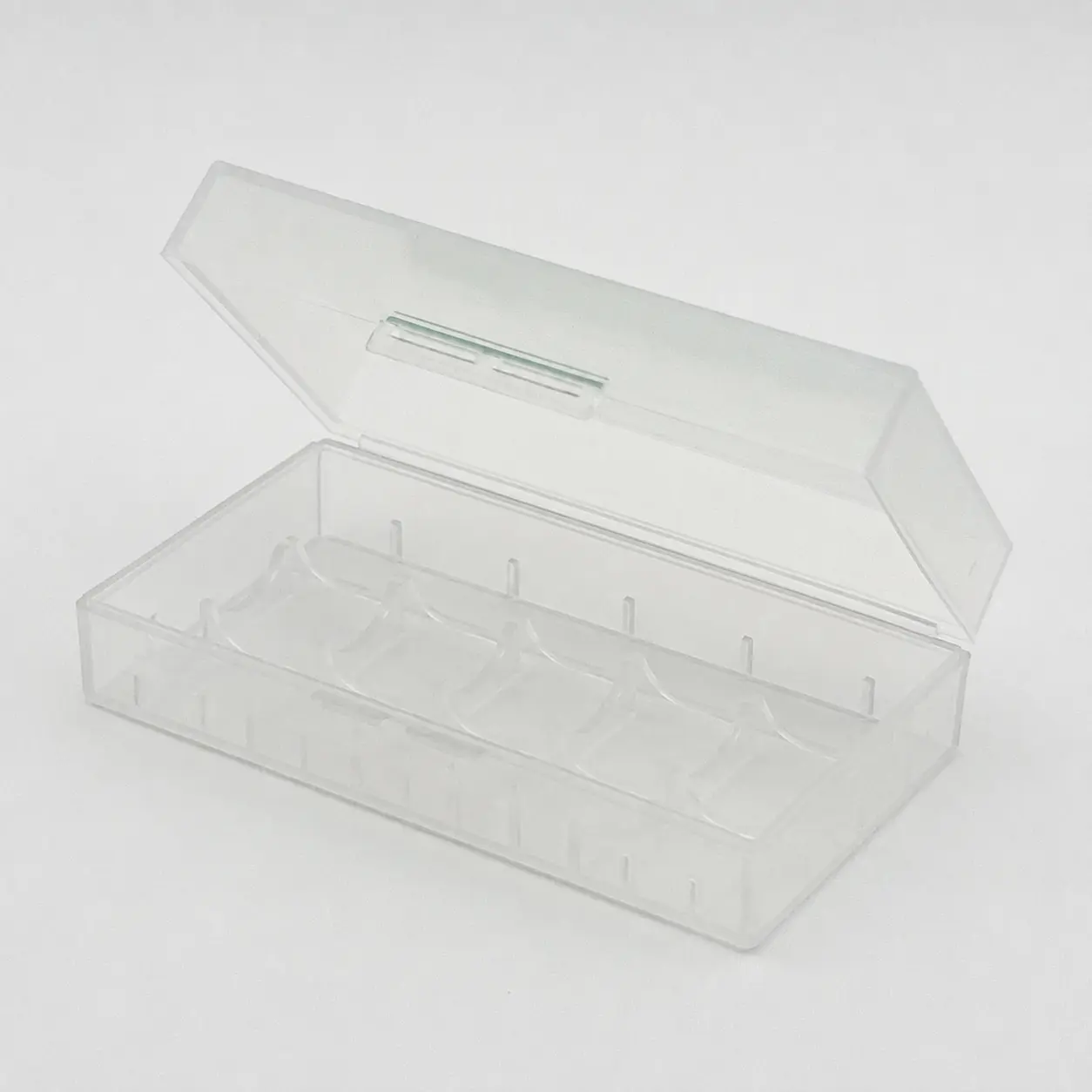 Battery Storage Case for 2x 18650 / 18500 / 18350 / CR123A – Clear Holder Box