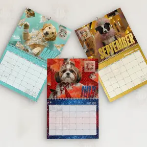 Dog 2026 Wall Calendar - Funny Meme Music Album Cover Calendar, Unique Christmas Gift for Fan Family Friends, Music Lover Wall Calendar Gifts