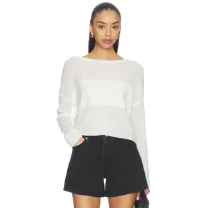 LNA Benford Illusion Sweater in Soft White