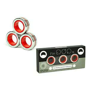 Fingears M-19mm Silver-Red Set