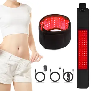 Red Light Therapy Infrared Light Therapy Wrap Belt Wearable Large Pad for Body Waist Back Shoulder Leg Knee, LED 660nm&850nm Red Light Belt Device with Timer Remote Controller, Ideal Gift