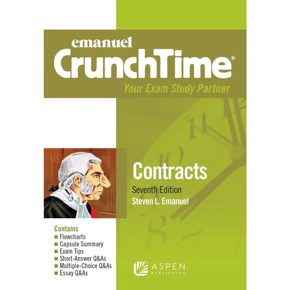 USED-Emanuel CrunchTime for Contracts by Emanuel, Steven L. (Paperback)