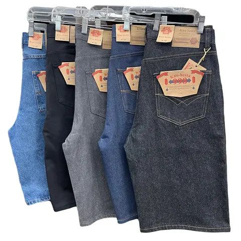Kno Betta Men's Regular Fit Cotton Denim Shorts