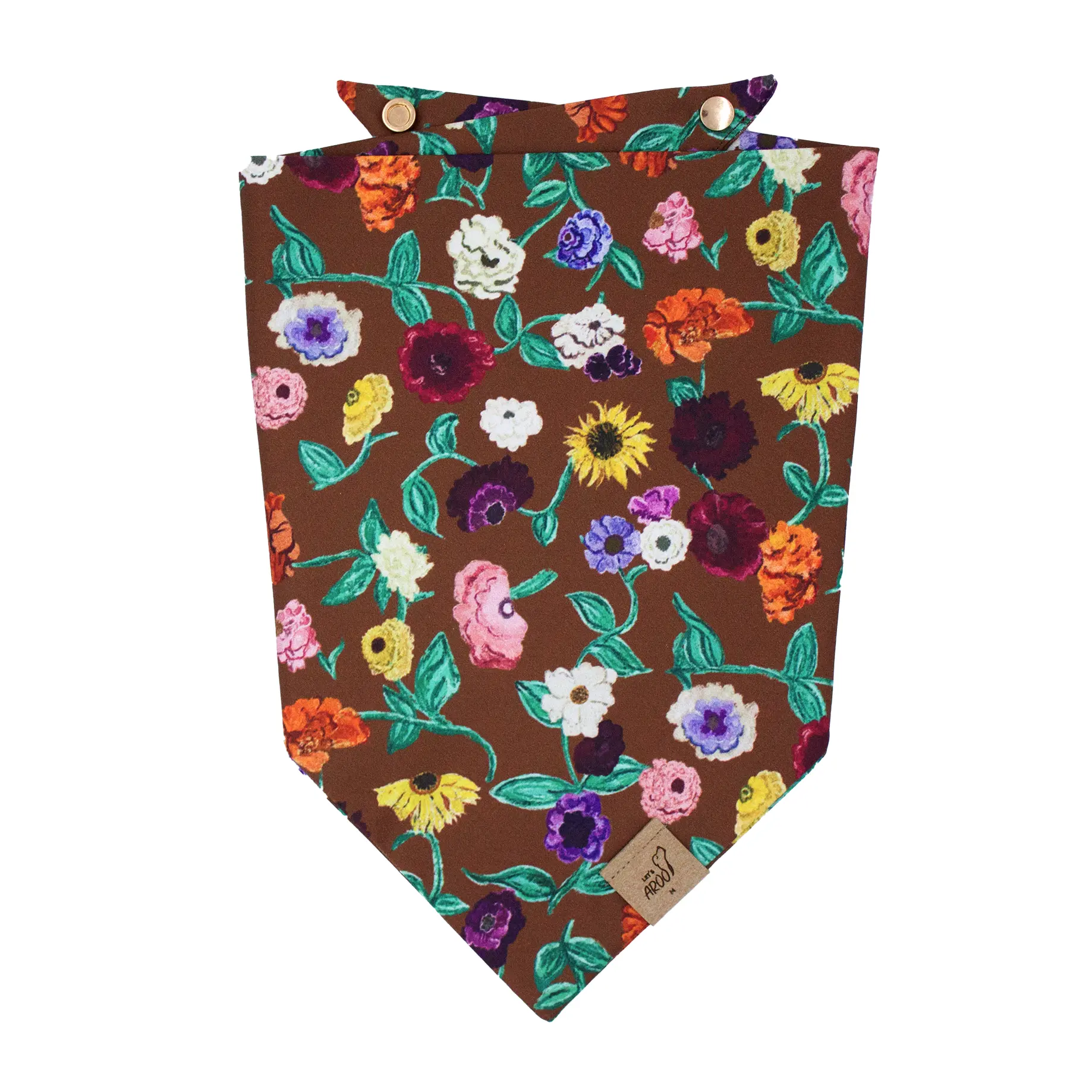 Acoustic Piano Floral Pet Bandana