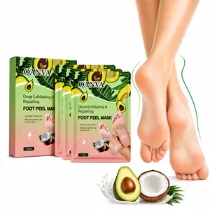 OANVA Foot Peeling Mask 3 Pack Repairs Heels & Removes Dry Dead Skin Callues for Baby Soft FeetAvocado oil & Coconut oil Exfoliating Foot Peel Mask for Dry Cracked Feet. summerwins  DealsForYouDays