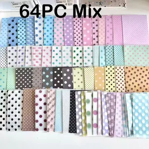 64pc Mix Japanese Style Polka Dot Sulfur Paper Planner Supplies, Scrapbook Materials, Wave Pattern Special Material Inner Pages, Semi-Transparent Notes, Cute Gift 2026