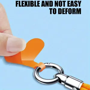 Adjustable Phone Lanyard Wrist Strap, 360° Rotating Anti-tangle Mobile Security Hand Strap with Automatic Locking Clip for Outdoor Activities, Phone Sling