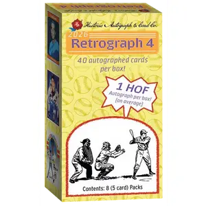 2026 Historic Autographs Retrograph 4 Baseball Hobby Box