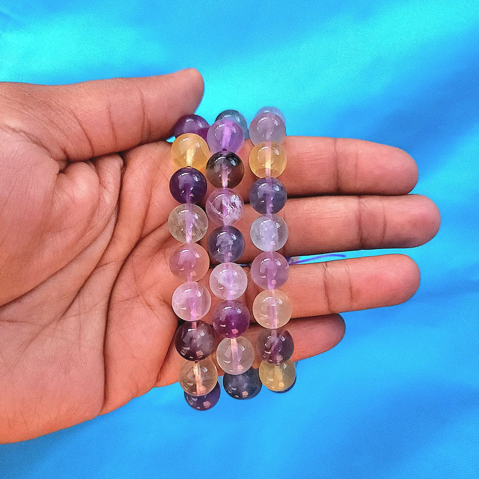 Rainbow Fluorite Bracelet (10mm)