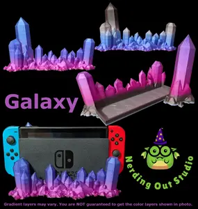 3D-Printed Crystal Cluster Switch Dock