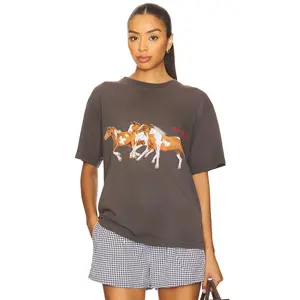 Remington Stone Wild Horses Tee in Vintage Brown Unisex