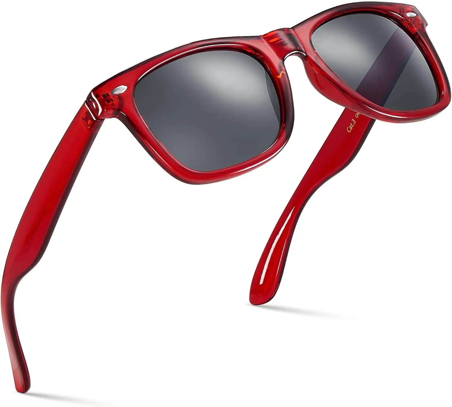 Translucent Frame Colorful Neon 80s Mirrored Sunglasses for Men Women