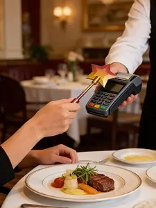 1pc 3D Printed Wand Tap to Pay, Tap to Pay Wand, Starlight Wands, Magical Star Wands Contactless Payment Card Holder, Suitable Scenarios for Card Payment