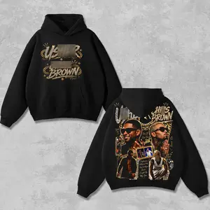 Luxury R&B Duo chris Shirt, Vintage usher Concert Style Tee, Bling Brown Graphic Music T Shirt
