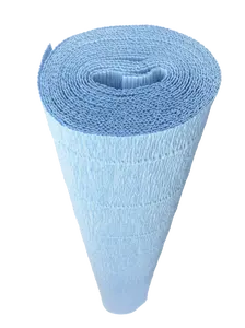 Italian Crepe Paper roll 180 gram - 556 SKYE BLUE
