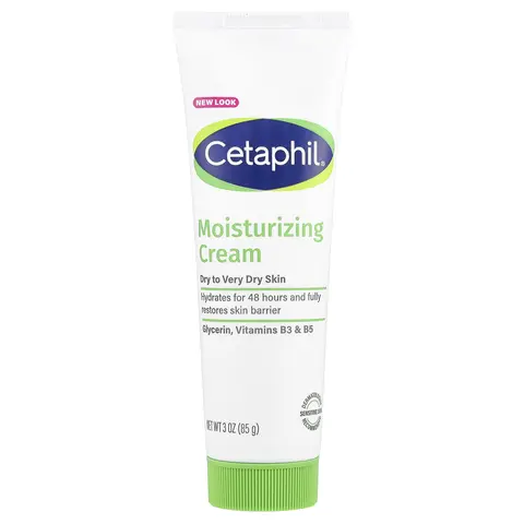 Cetaphil Moisturizing Cream, Fragrance Free, 3 oz (85 g)