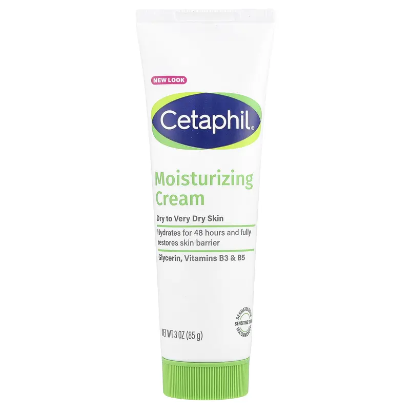 Cetaphil Moisturizing Cream, Fragrance Free, 3 oz (85 g)