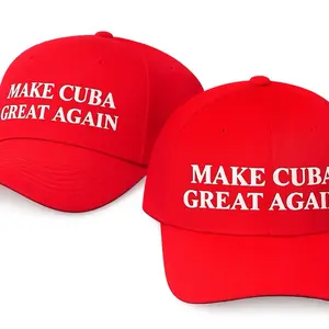 Make Cuba Great Again Adjustable Baseball Cap Hat - Gorra Hacer Cuba grande de nuevo