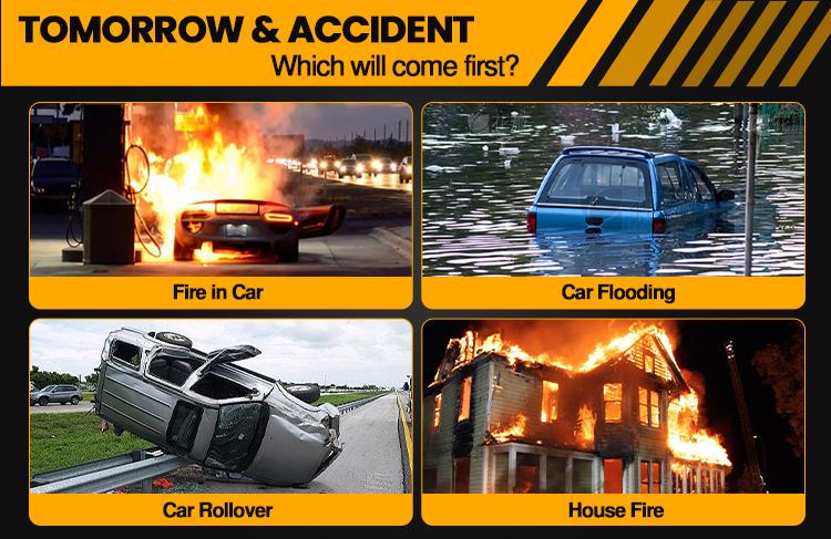 2-in-1 Car Accessories, Rapid Escape, Emergency Rescue Tool for Auto Accidents.