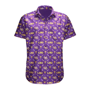LSuU Tigers Men’s Palm Complete Set Button Up