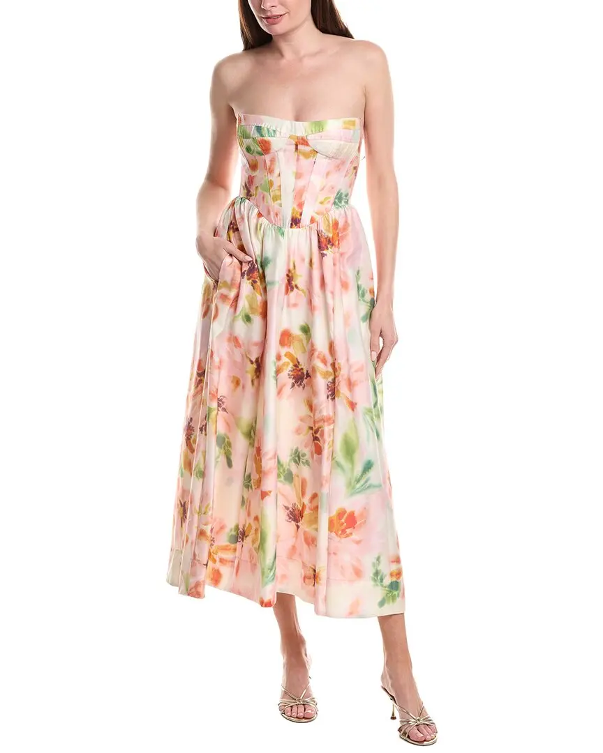 Bardot Lola Corset Midi Dress