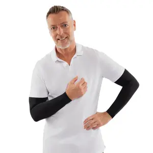 Cooling Arm Sleeves Sun Protection Cover for Basketball Riding 4 Pairs Polyester Blend UPF 50+ Stretchy & Breathable for Men Women & Youth