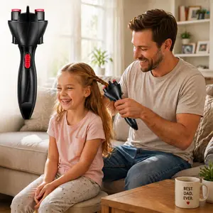 CESTVEEL Automatic Hair Braiding Machine, Battery Operated Handheld Hair Twister, Smooth Lightweight Hair Styling Tool for Girls & Women summervibes☀️