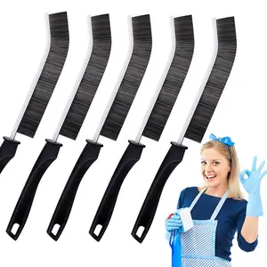 Gap cleaning brush-Multi-5 Pcs Crevice Cleaning brush，Hard Bristle Gap Brush，Multifunctional tile cleaning brush，for Bathroom Household Kitchen Tiles Window Crevice Cleaning，Spring Cleaning Tool