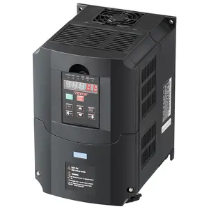 VEVOR VFD 10HP, 7.5KW, 35A, 1 or 3 Phase 220V Input to 3 Phase 220V Output Variable Frequency Drive, 40-60Hz Input, 0-400Hz Output VFD for Spindle Motor CNC Speed Control