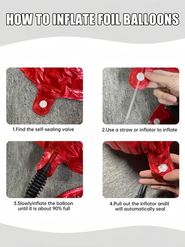 Blue Birthday Party Decorations Set – Blue Happy Birthday Balloon Banner, Latex & Heart Foil Balloons, Elegant Blue Theme Birthday Decor for Men & Women