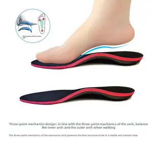 New Soft Arch Support Insoles for Flat Feet & High Arches, Breathable Sweat-Absorbent Orthotic Shoe Inserts, Trim-to-Fit Cushioning Insoles for Men & Women, Ideal for Running, Hiking and Work Boots